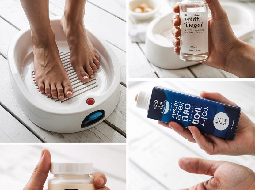 Easy DIY Foot Soak and Scrub for Dry Cracked Heels at Home