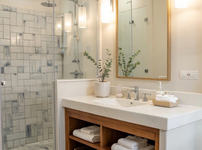 Sleek Modern Bathroom Design Ideas with Minimalist Fixtures and Neutral Tones