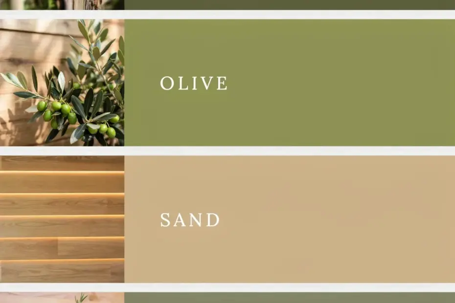Natural Earth Tone Colour Palette for Wellness Branding & Decor