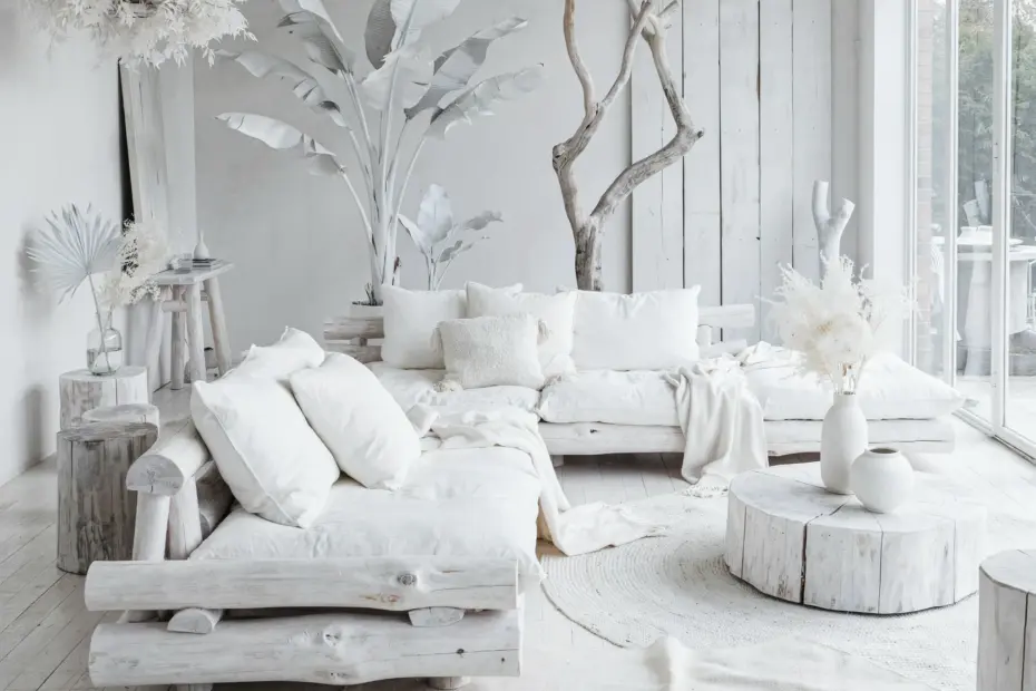 Natural Wood Home Decor | Warm Rustic Living Room Styling Tips