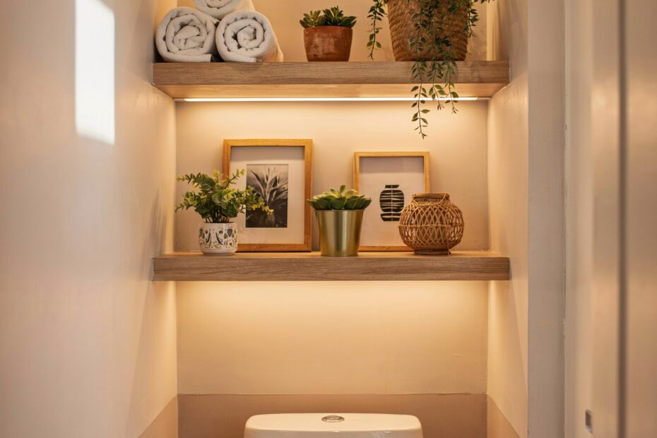Over Toilet Shelving for Half Bath | Maximize Space & Style | Small Bathroom Decor Ideas