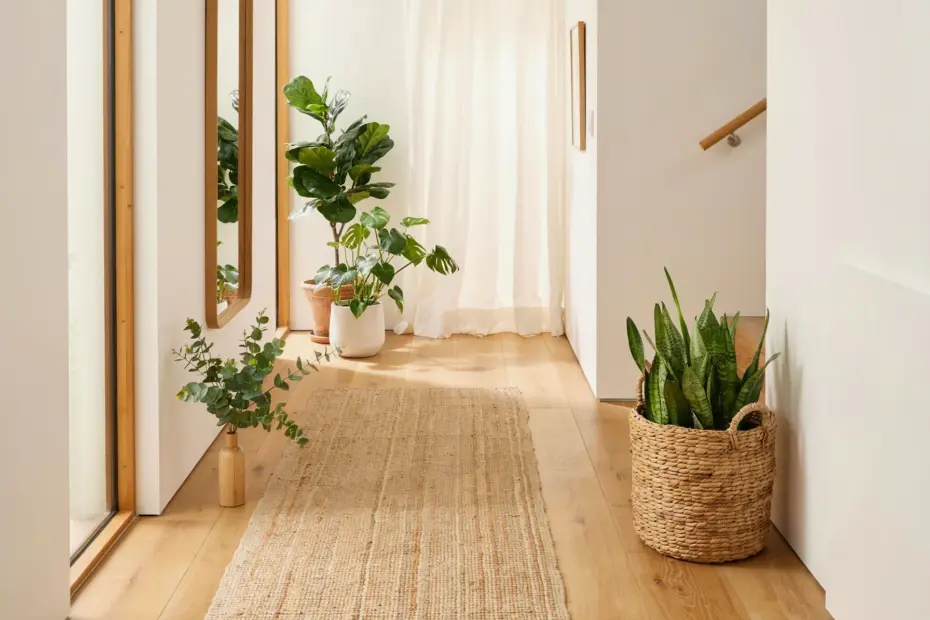 Natural Wood Home Decor | Warm Minimalist Style | Rustic Accents for Living Room