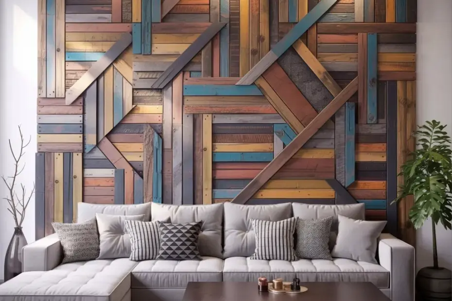 DIY Geometric Wood Wall Art: Quick How-To for a Modern Living Room