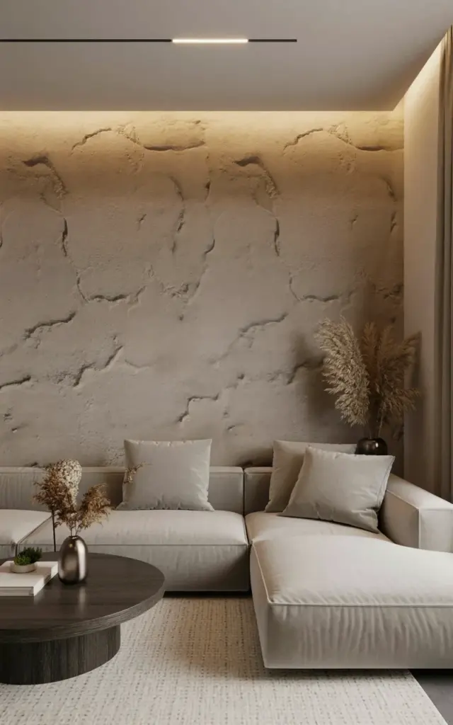 Textured Accent Wall Ideas: How to Add Hidden LED Lighting Behind Stucco