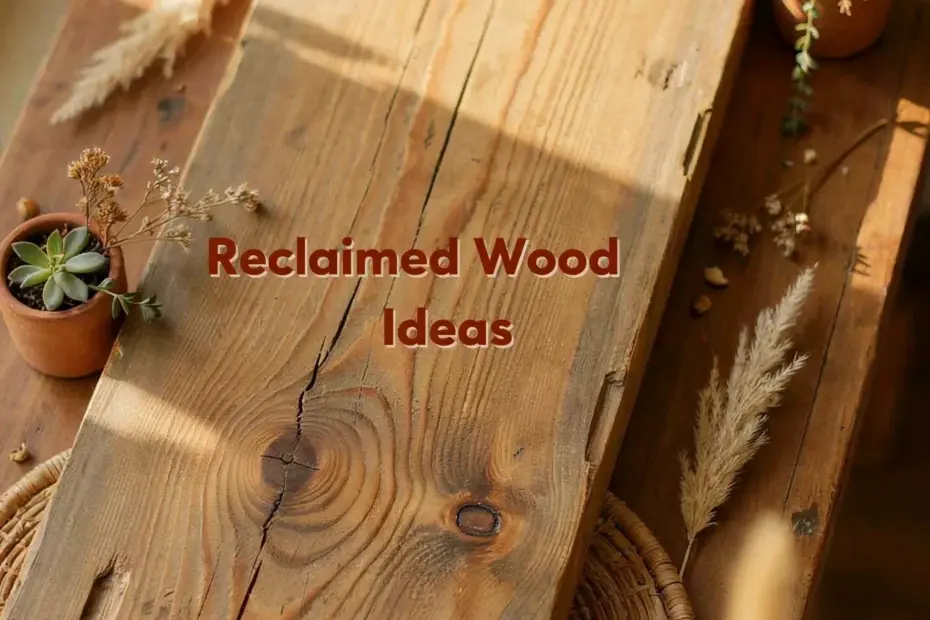 Reclaimed Wood Hanging Shelves for Less | Rustic Plant Display for Tiny Spaces